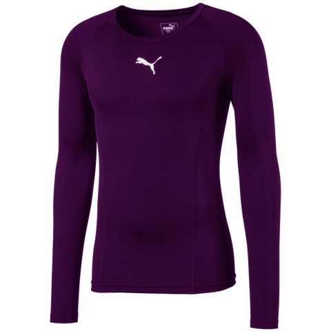 ND05_K14584-M 655920 10 Koszulka męska Puma LIGA Baselayer LS fioletowa 655920 10 r.M