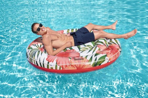 Materac dmuchany Wyspa kwiaty 158cm B43410 82855