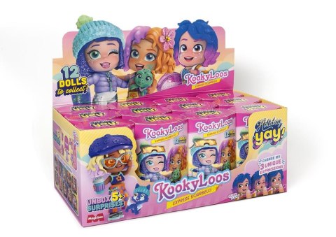 PKL4D212IN00 KookyLoos Lalka Holiday Yay, Figurka Ast