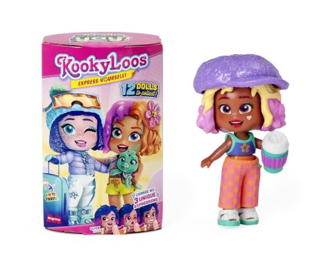 PKL4D212IN00 KookyLoos Lalka Holiday Yay, Figurka Ast