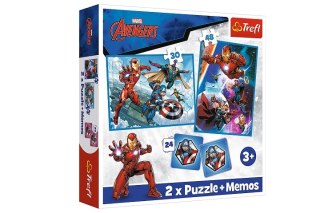 PUZZLE 2w1+memos Bohaterowie w akcji /Disney 93333