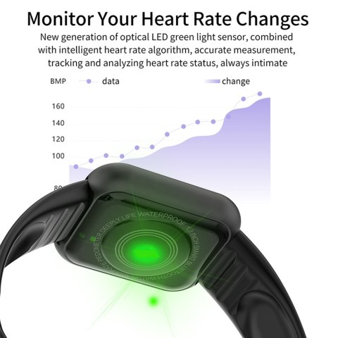 ND41_dS_53521s Smartwatch L18 czarny