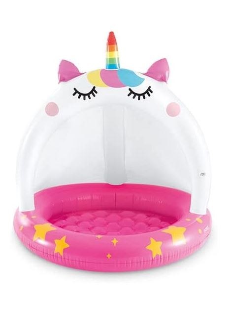 Basen dmuchany 1-rożec/osłona 58438NP 22657