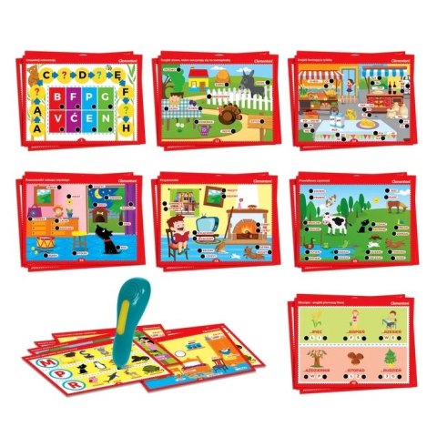 CLE Mówiące pióro 500pytań Litery 50780