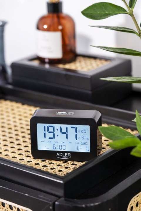 AD 1196B Budzik na baterie