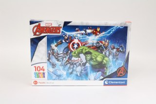 CLE puzzle 104 SuperKolor Marvel Avengers 25744