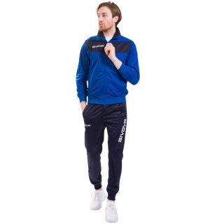 ND05_G2233-0204-TR-XS TR018 0204 Dres Givova Tuta Visa Triacetato niebiesko-granatowy TR018 0204 r.XS