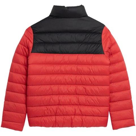 ND05_K14720-122cm 4FJSS23TDJAM077 62S Kurtka puchowa dla chłopca 4F czerwona 4FJSS23TDJAM077 62S r.122cm