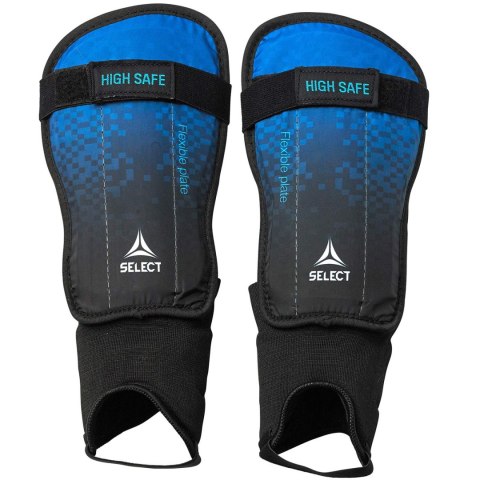 ND05_O2749-M 17678 Ochraniacze piłkarskie Select High Safe czarno-niebieskie v23 17678 r.M