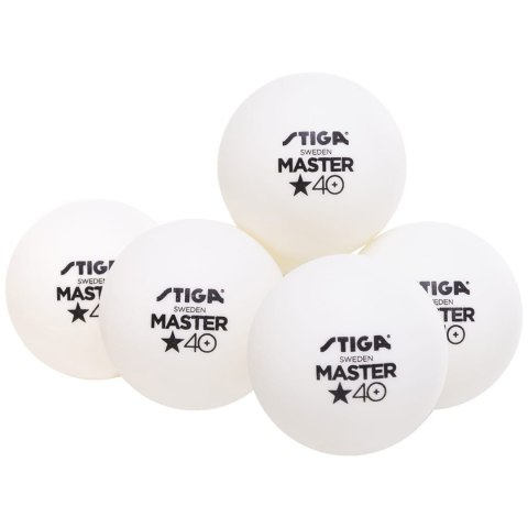 ND05_P9430 Piłeczki do ping ponga Stiga Master* białe 6 szt.