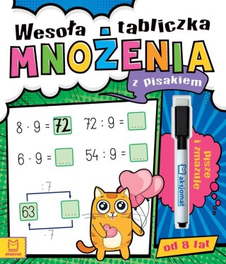 Piszę i zmazuję Wesoła tabliczka mnoż..3780 35619