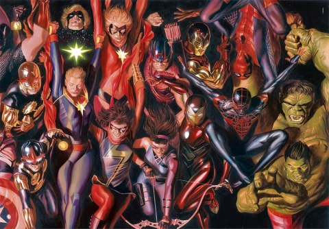 CLE puzzle 1000 Brief Case Marvel 39675