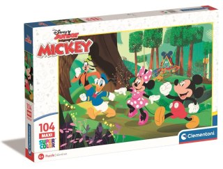 CLE puzzle 104 maxi SuperKolor Mickey&Frien..23772