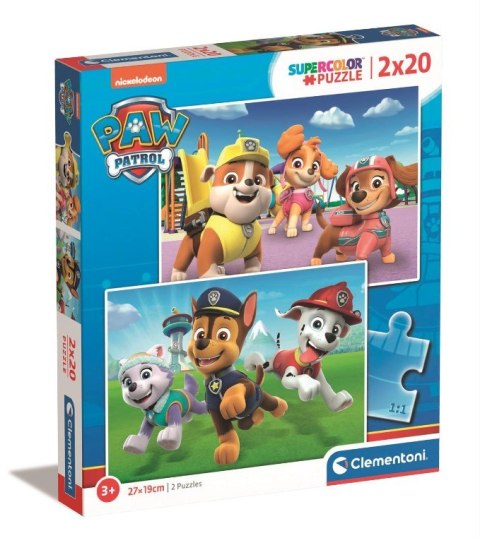 CLE puzzle 2x20 SuperKolor Psi Patrol 24800
