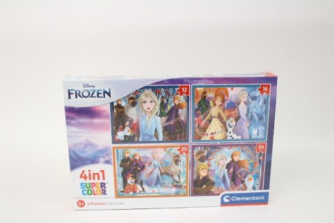 CLE puzzle 4w1 SuperKolor Frozen 21518