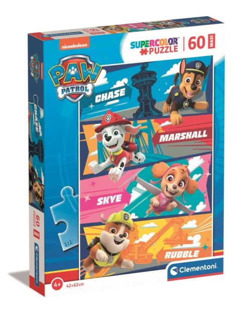 CLE puzzle 60 maxi SuperKolor Psi Patrol 26592