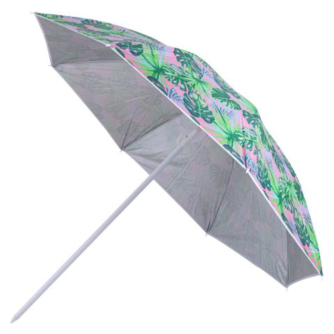 KX4983_1 Parasol składany przeciwsłoneczny 180cm ogrodowy balkonowy z funkcją przechylania liście