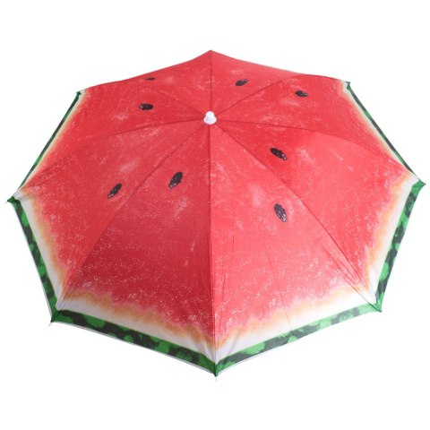 KX4983 Parasol składany przeciwsłoneczny 180cm ogrodowy balkonowy z funkcją przechylania arbuz