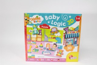 Lisciani Carotina Baby Logic 3D Zabawki 92543