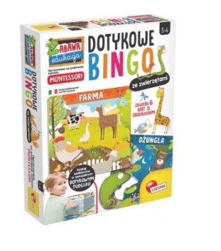 Lisciani Montessori Dotyk.Bingo ze zwierzęt.75935