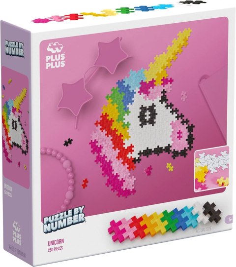 Plus-Plus Puzzle By Number Jednorożec 250el 07587