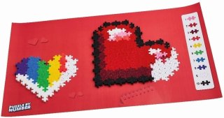 Plus-Plus Puzzle By Number Serce 250el 06900