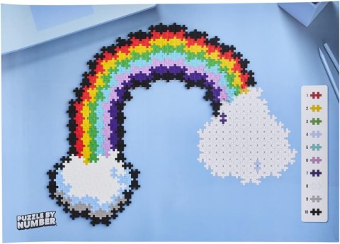 Plus-Plus Puzzle By Number Tęcza 500el 06924