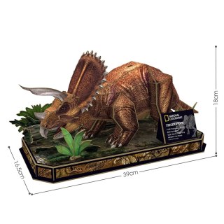Puzzle 3D National Geographic Triceratops 10526