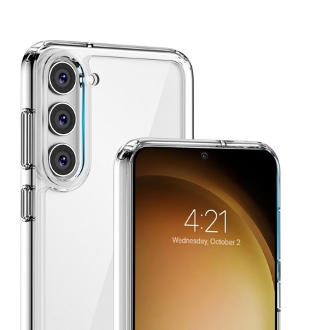 ND38_CRG-CSHC-SGS23-TRS Crong Crystal Shield Cover - Etui Samsung Galaxy S23 (przezroczysty)