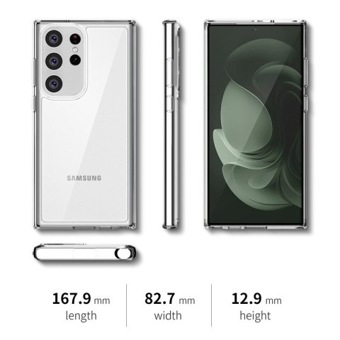 ND38_CRG-CSHC-SGS23U-TRS Crong Crystal Shield Cover - Etui Samsung Galaxy S23 Ultra (przezroczysty)