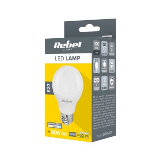 ZAR0518-1 Lampa LED Rebel G45 8W, E27, 4000K, 230V