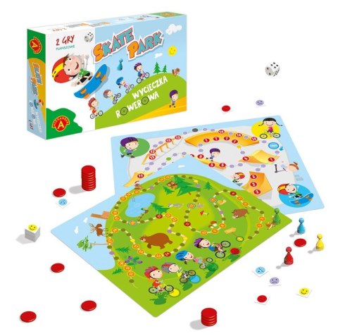 Gra plansz.Skate park wycieczka rowerowa 26535