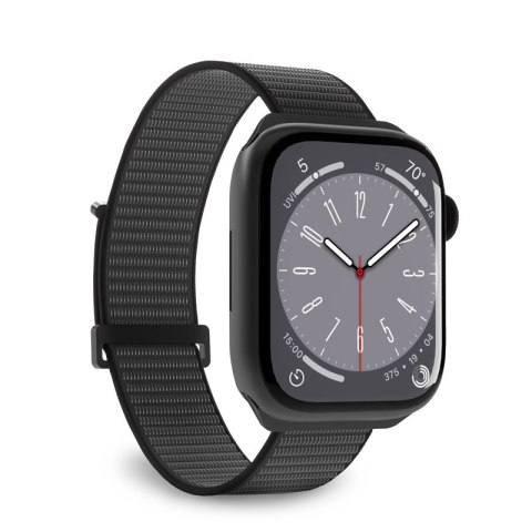 ND38_PUSPORTAW40BLK PURO Nylon Sport - Pasek do Apple Watch 38/40/41 mm (Czarny)