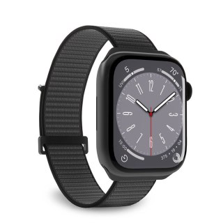ND38_PUSPORTAW40BLK PURO Nylon Sport - Pasek do Apple Watch 38/40/41 mm (Czarny)