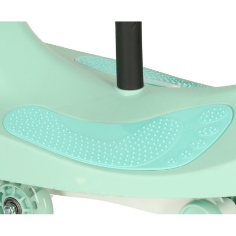 KX4880_1 Jeździk grawitacyjny twistcar świecące koła LED miętowy