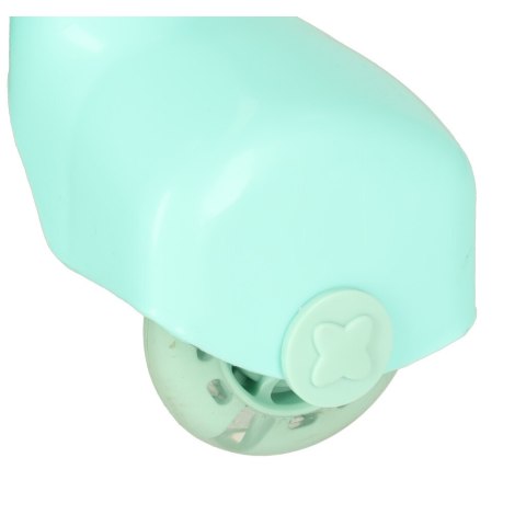 KX4880_1 Jeździk grawitacyjny twistcar świecące koła LED miętowy