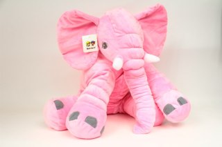 Pluszowy słoń różowy siedzący 1007650 76502