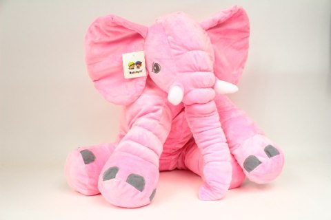 Pluszowy słoń różowy siedzący 1007650 76502