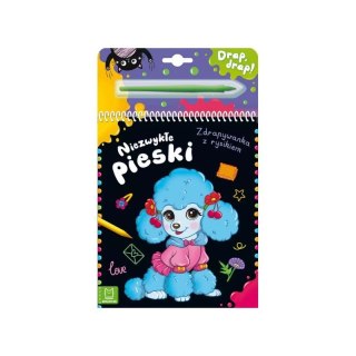 ND35_76591_AKS542-8 Niezwykłe pieski zdrap. z rys.