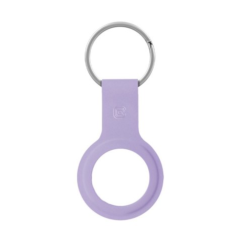 ND38_CRG-ATS-PRP Crong Silicone Case with Key Ring ? Brelok do Apple AirTag (fioletowy)