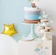 KX4577 Dekoracje do muffinek babeczek - Wieloryb 11cm-13,5cm 7 sztuk