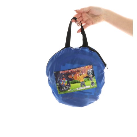 KX4889 Gra na rzepy dwustronna rzutki piłki woreczki 21el.