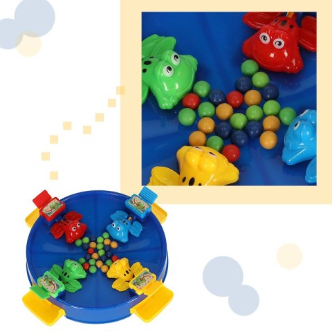 KX4898 Gra zręcznościowa skaczące głodne żabki żaby 4 graczy