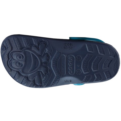 ND05_K14812-22-23 8701-100-2118A Chodaki dla dzieci Coqui Little Frog granatowo-niebieskie 8701-100-2118A r.22-23