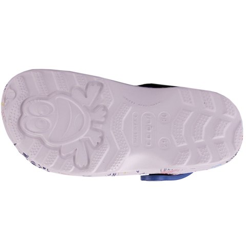 ND05_K14814-25-26 8701-249-3021 Chodaki dla dzieci Coqui Little Frog Game Over szare 8701-249-3021 r.25-26