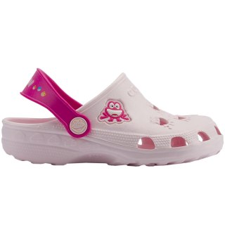 ND05_K14823-25-26 8701-100-5536A/8701-100-5536 Chodaki dla dzieci Coqui Little Frog różowe 8701-100-5536A/8701-100-5536 r.25-26