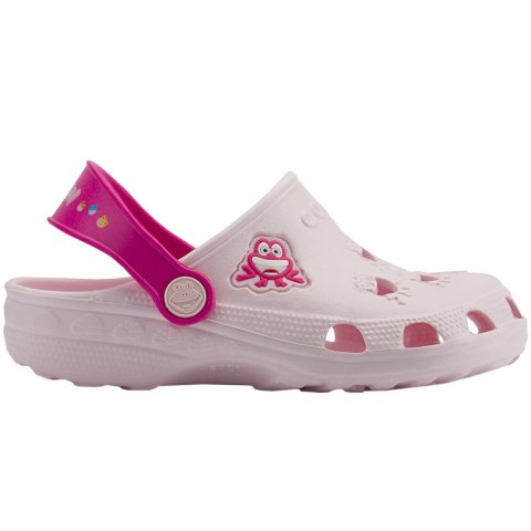 ND05_K14823-25-26 8701-100-5536A/8701-100-5536 Chodaki dla dzieci Coqui Little Frog różowe 8701-100-5536A/8701-100-5536 r.25-26