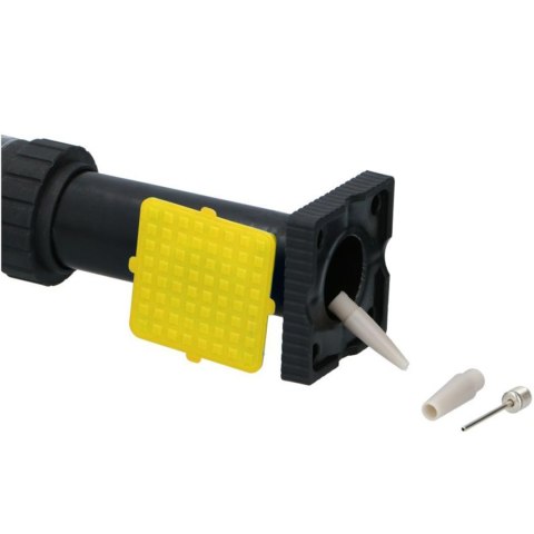 ND05_P9485 175416 Pompka rowerowa nożna Dunlop z manometrem 175416