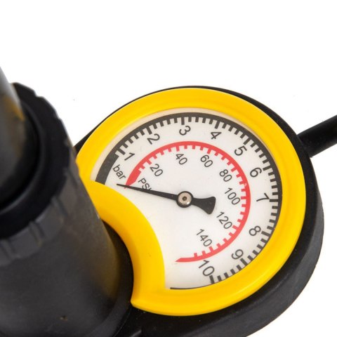 ND05_P9485 175416 Pompka rowerowa nożna Dunlop z manometrem 175416