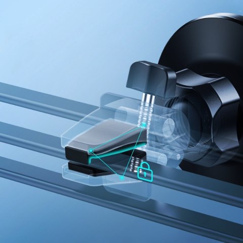 ND38_CRG-CH6-BLK Crong Carclip Magnetic - Magnetyczny uchwyt samochodowy MagSafe (czarny)